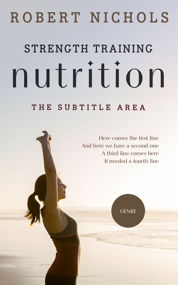 Front view of Swiss Coffee #10711 - Premade Health & Dieting & Fitness Book Cover | BookCoverZone
