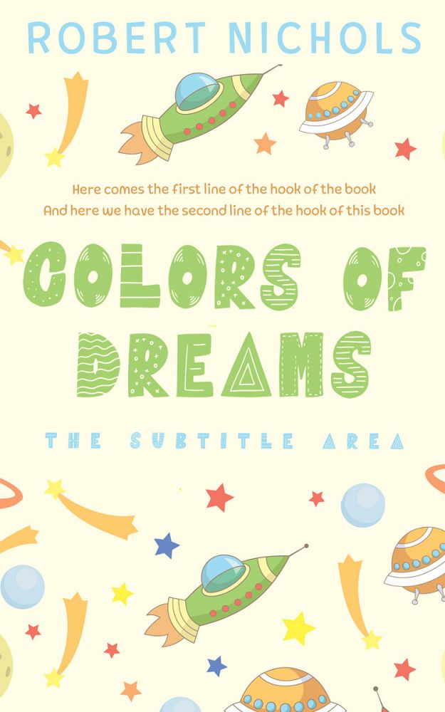 Front view of Rum Swizzle #10813 - Premade Children Book Cover | BookCoverZone