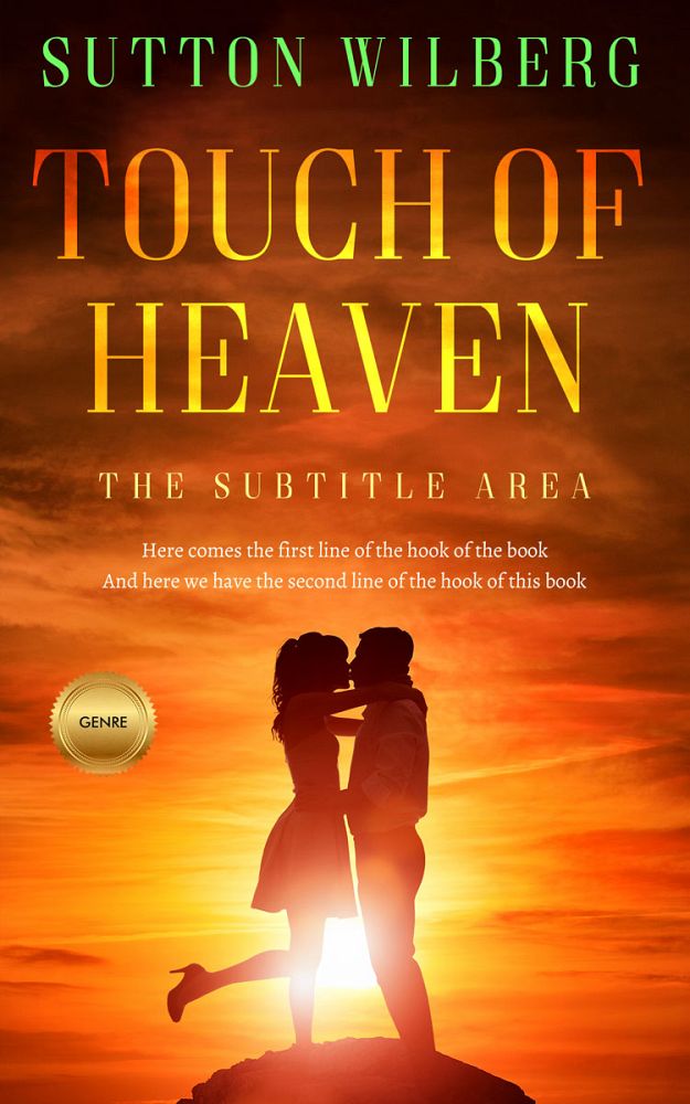 Front view of Orange Roughy #10859 - Premade Romance Book Cover | BookCoverZone