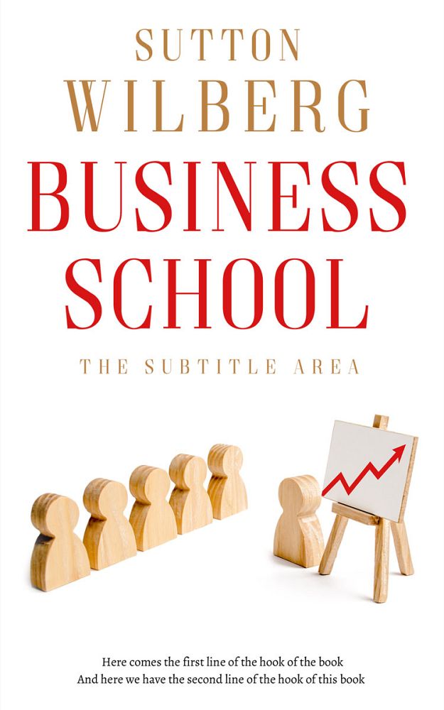 Front view of Parchment #10868 - Premade Business Book Cover | BookCoverZone