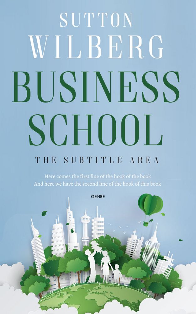 Front view of Pigeon Post #10871 - Premade Environment & Ecology Book Cover | BookCoverZone