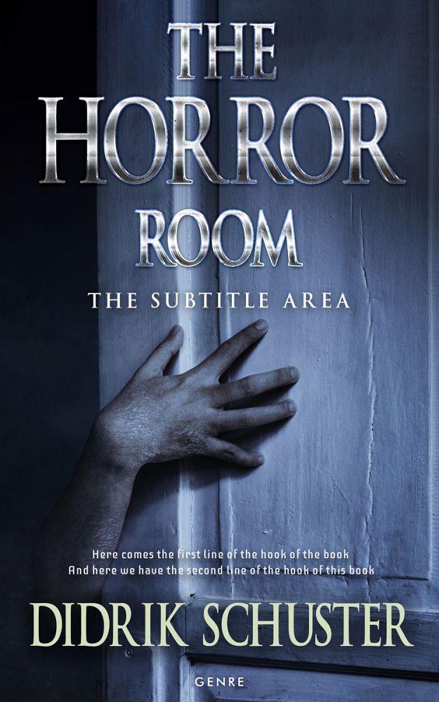 Front view of Ebony Clay #10917 - Premade Horror Book Cover | BookCoverZone