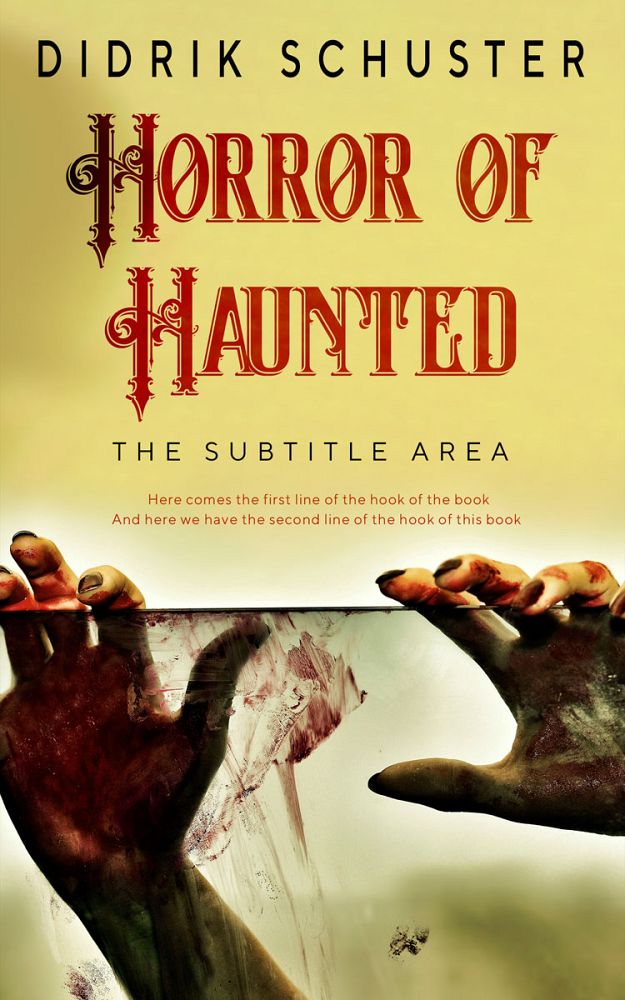 Front view of Tacha #10943 - Premade Horror Book Cover | BookCoverZone