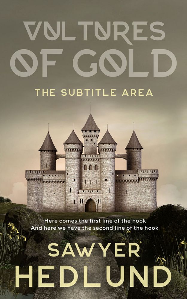 Front view of Makara #11552 - Premade Fantasy Book Cover | BookCoverZone
