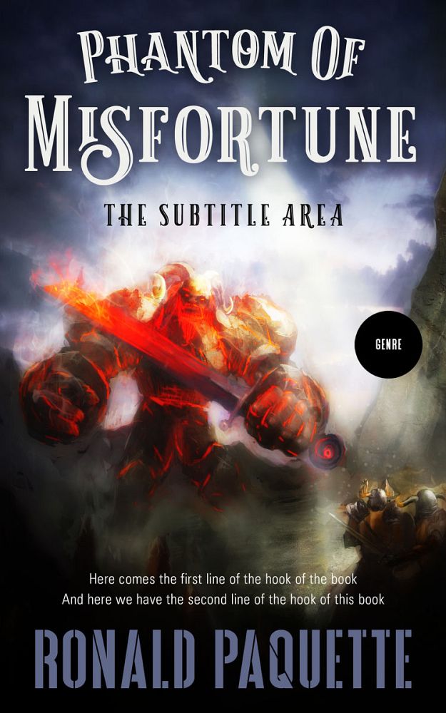 Front view of Clam Shell #11609 - Premade Fantasy Book Cover | BookCoverZone