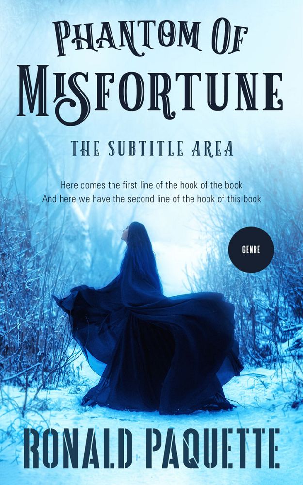 Front view of Biscay #11610 - Premade Fantasy Book Cover | BookCoverZone