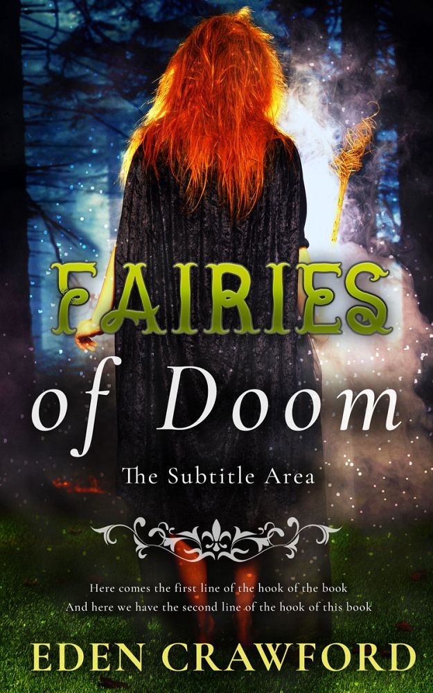 Front view of Tan #11674 - Premade Fantasy Book Cover | BookCoverZone