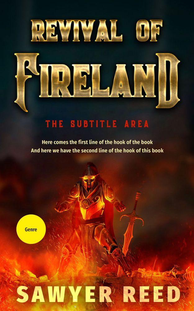 Front view of Brandy Punch #11733 - Premade Fantasy Book Cover | BookCoverZone