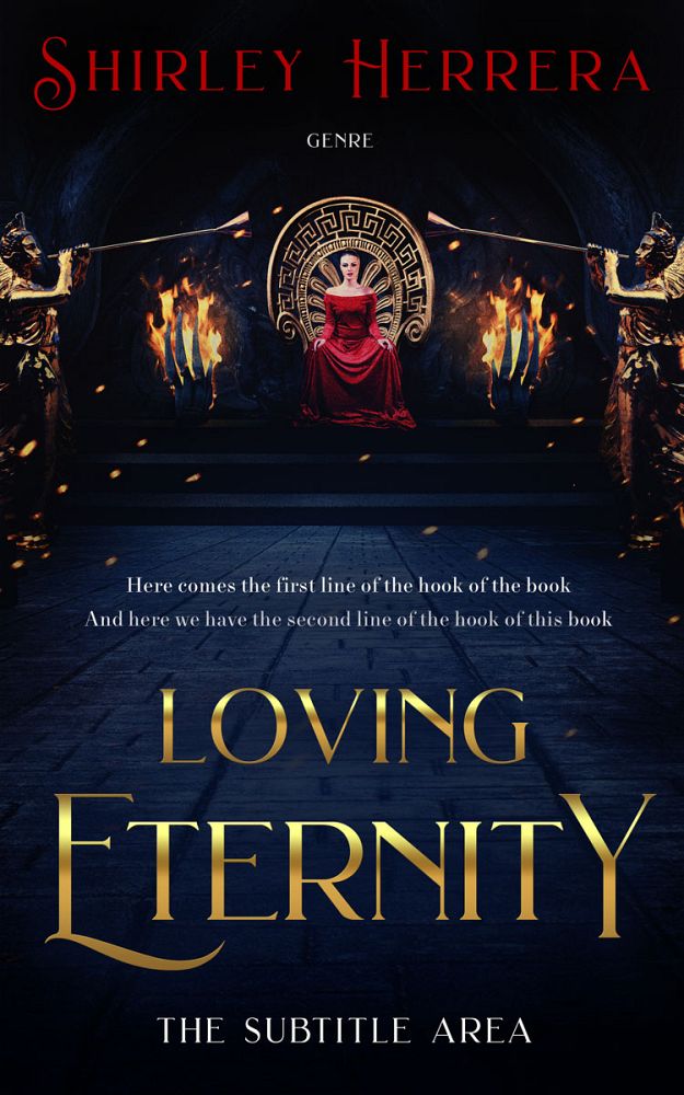 Front view of Ebony #11759 - Premade Royal Romance Book Cover | BookCoverZone