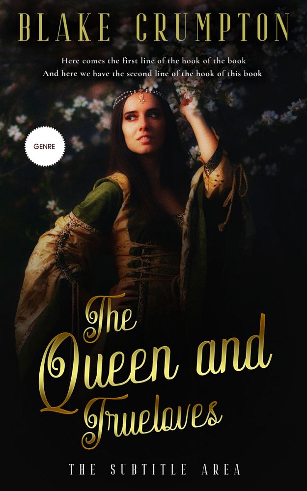 Front view of Cod Gray #11832 - Premade Royal Romance Book Cover | BookCoverZone