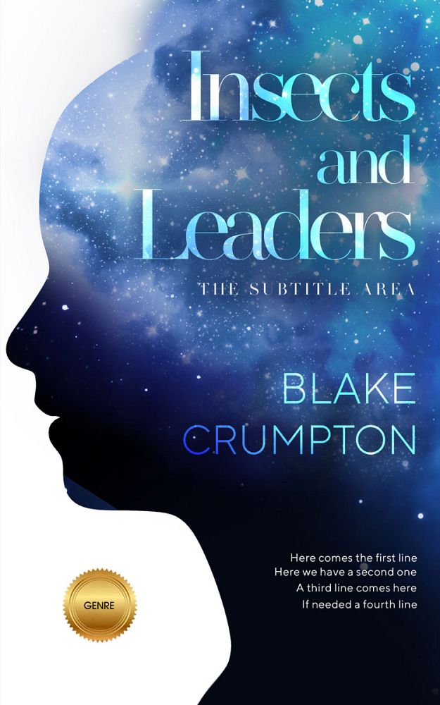 Front view of Chambray #11858 - Premade Self-Improvement & Self-Help Book Cover | BookCoverZone