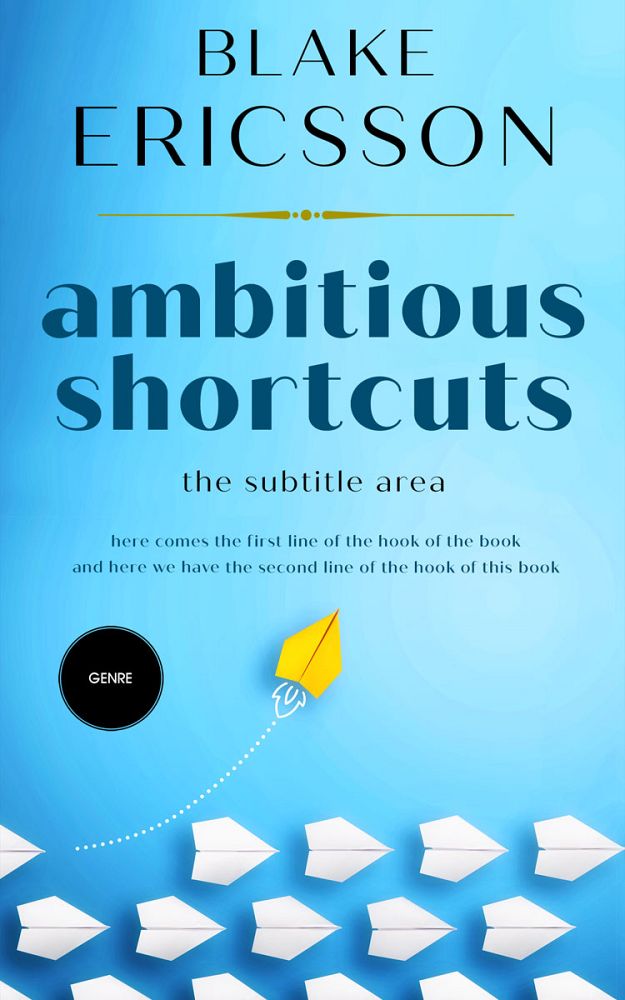 Front view of Malibu #11898 - Premade Self-Improvement & Self-Help Book Cover | BookCoverZone