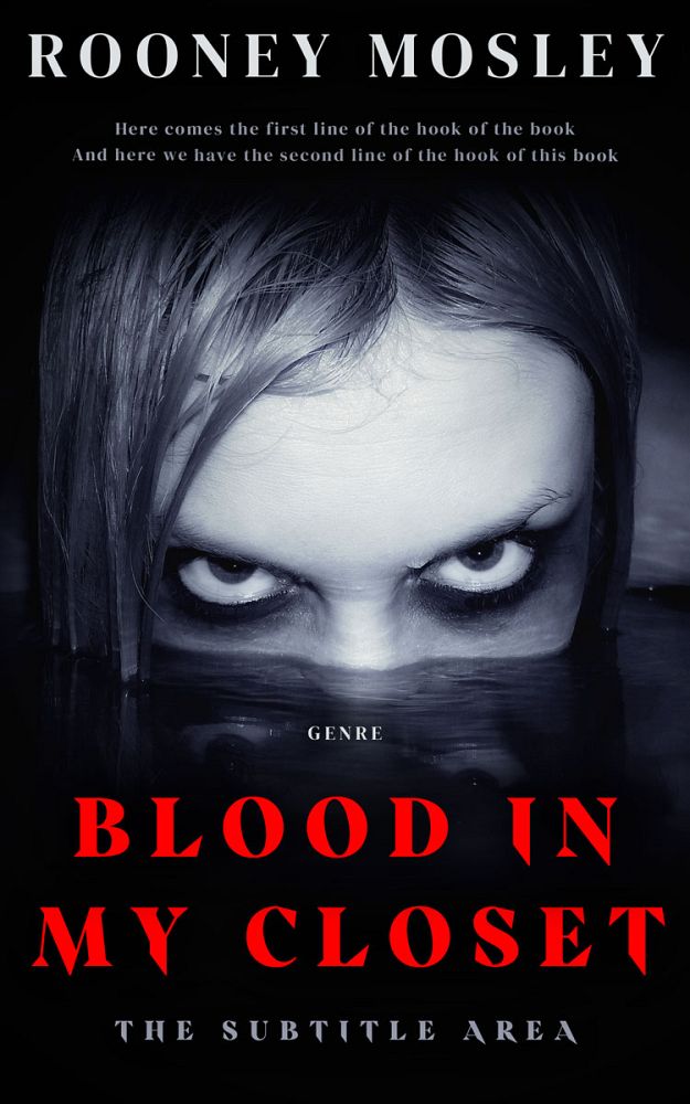 Front view of Eunry #12210 - Premade Horror Book Cover | BookCoverZone