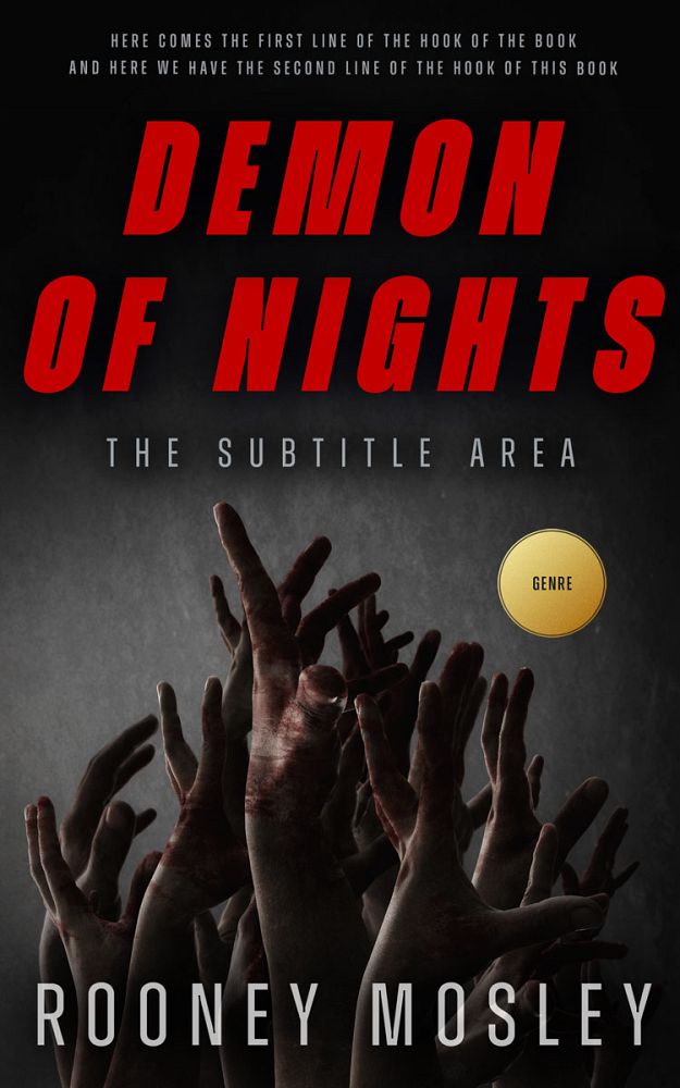 Front view of Cod Gray #12221 - Premade Horror Book Cover | BookCoverZone