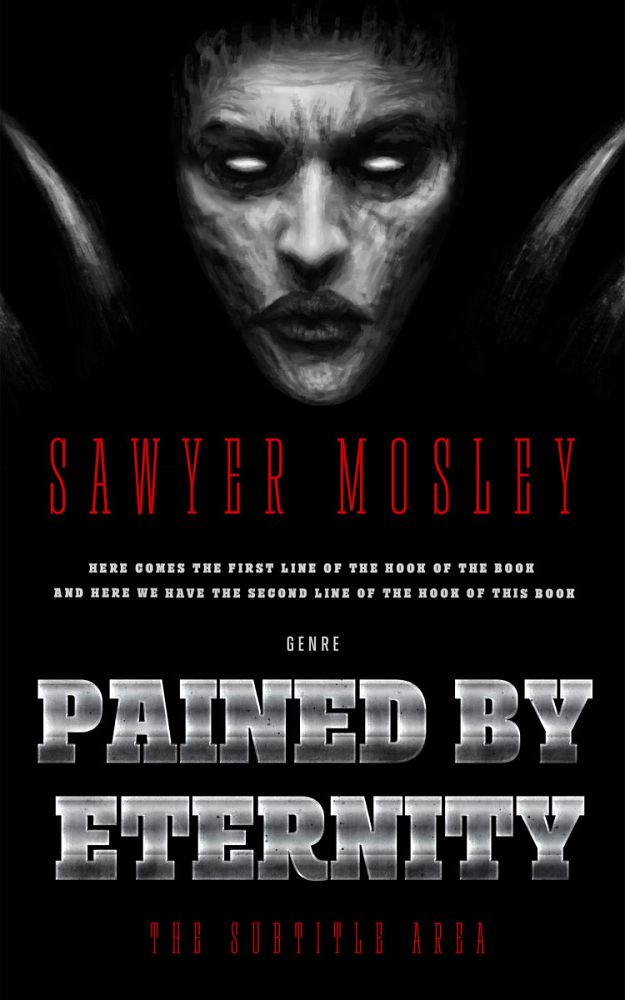 Front view of Dusty Gray #12231 - Premade Horror Book Cover | BookCoverZone