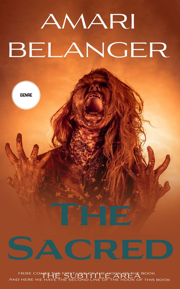 Front view of Cumin #12270 - Premade Horror Book Cover | BookCoverZone