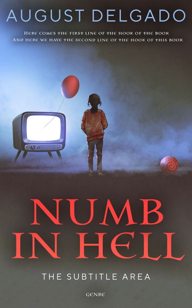 Front view of Tundora #12285 - Premade Horror Book Cover | BookCoverZone