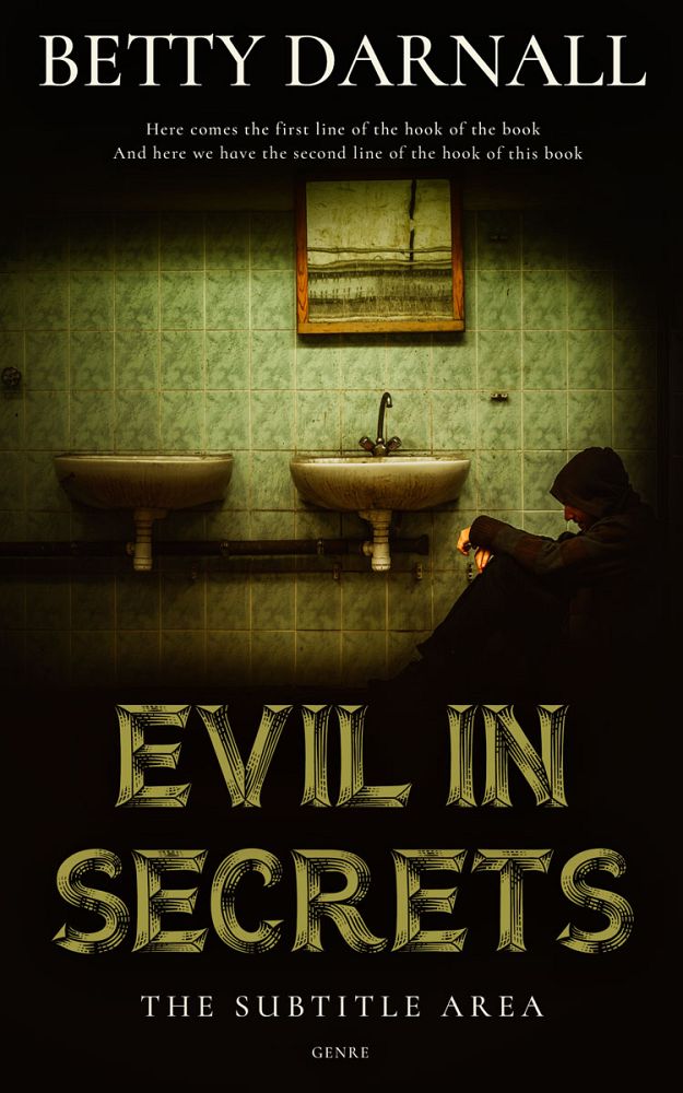Front view of Green Smoke #12287 - Premade Horror Book Cover | BookCoverZone