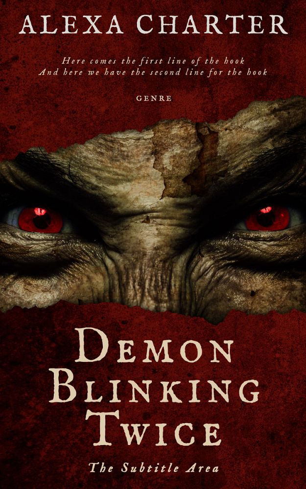 Front view of Clinker #12337 - Premade Horror Book Cover | BookCoverZone