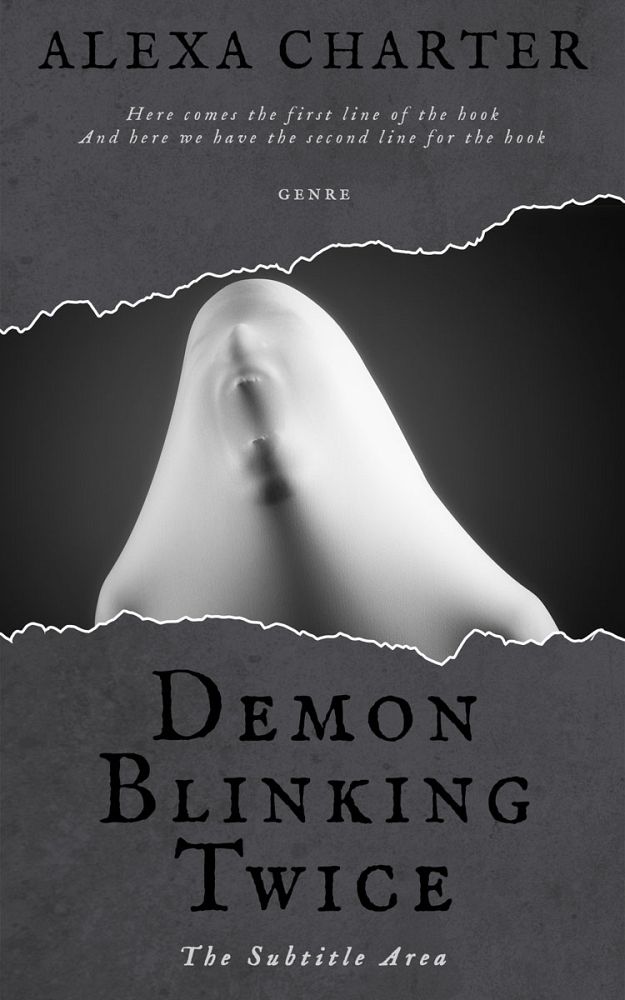 Front view of Ship Gray #12341 - Premade Horror Book Cover | BookCoverZone