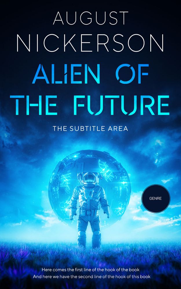 Front view of Black Pearl #12369 - Premade Science Fiction Book Cover | BookCoverZone