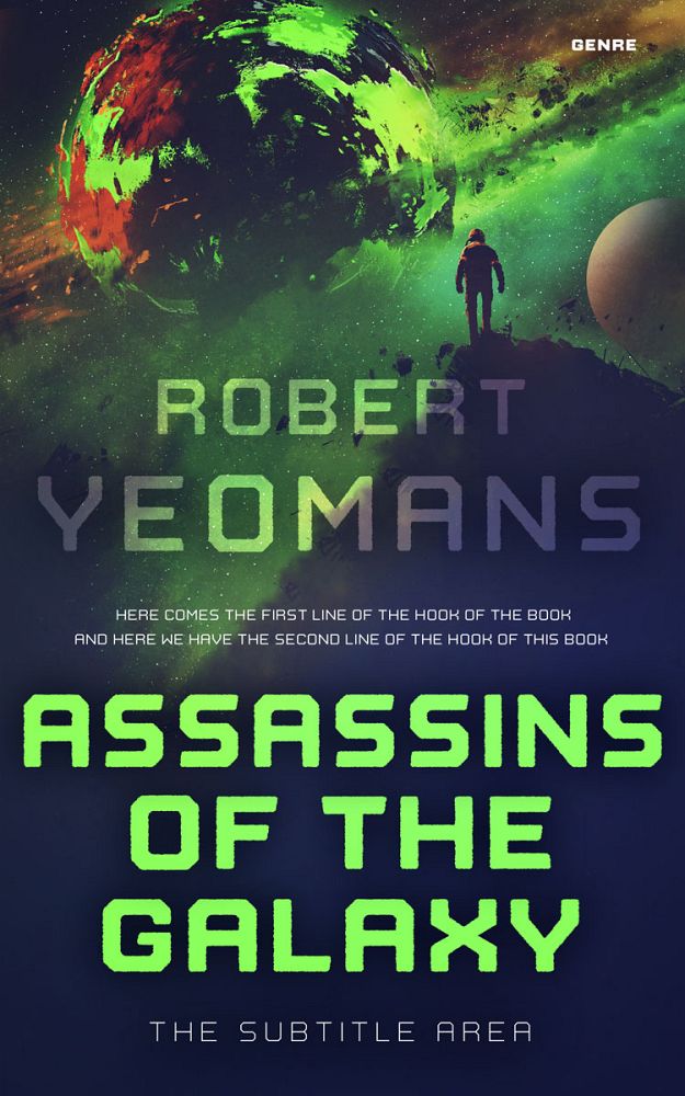 Front view of Ebony Clay #12381 - Premade Science Fiction Book Cover | BookCoverZone