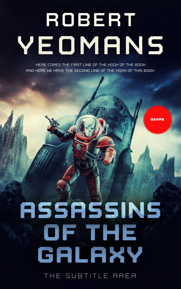 Front view of Soft Amber #12383 - Premade Science Fiction Book Cover | BookCoverZone