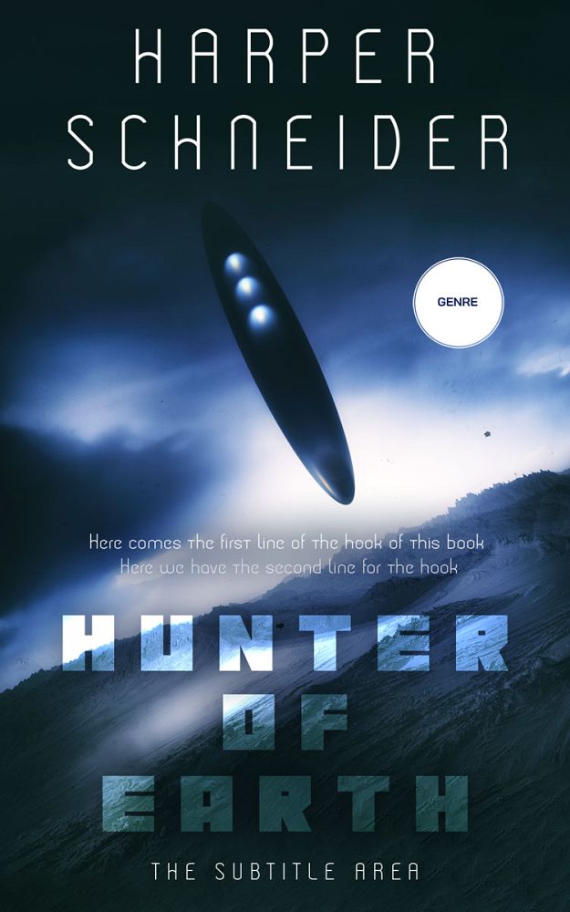 Front view of Big Stone #12424 - Premade Science Fiction Book Cover | BookCoverZone