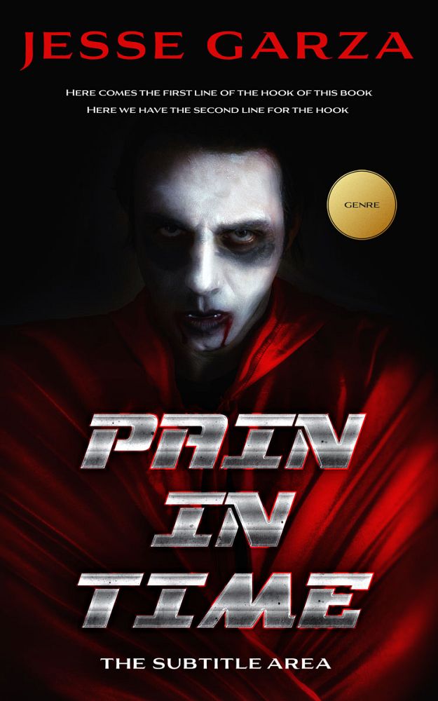 Front view of Old Rose #12523 - Premade Horror Book Cover | BookCoverZone