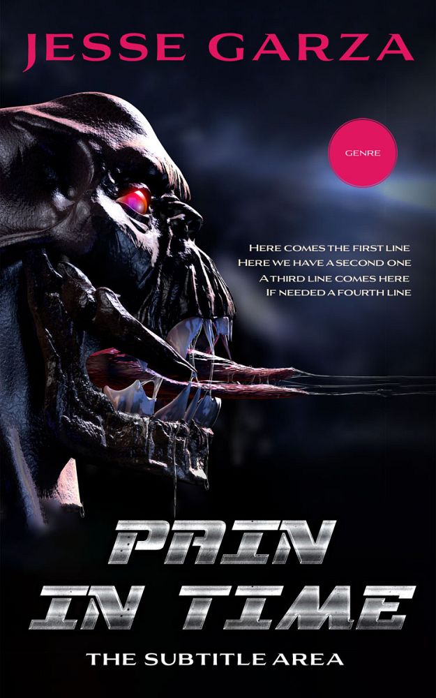 Front view of Cinder #12525 - Premade Horror Book Cover | BookCoverZone