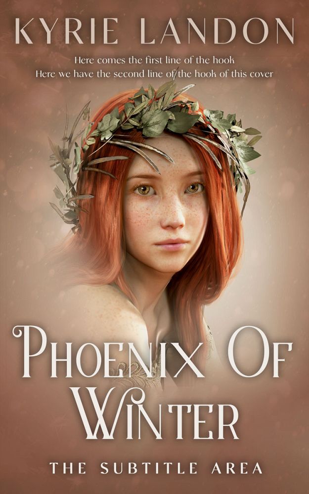 Front view of Leather #12548 - Premade Fantasy Book Cover | BookCoverZone