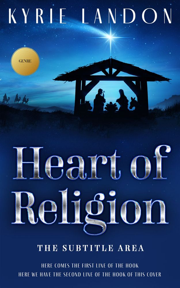 Front view of Downriver #12568 - Premade Religion & Spirituality Book Cover | BookCoverZone