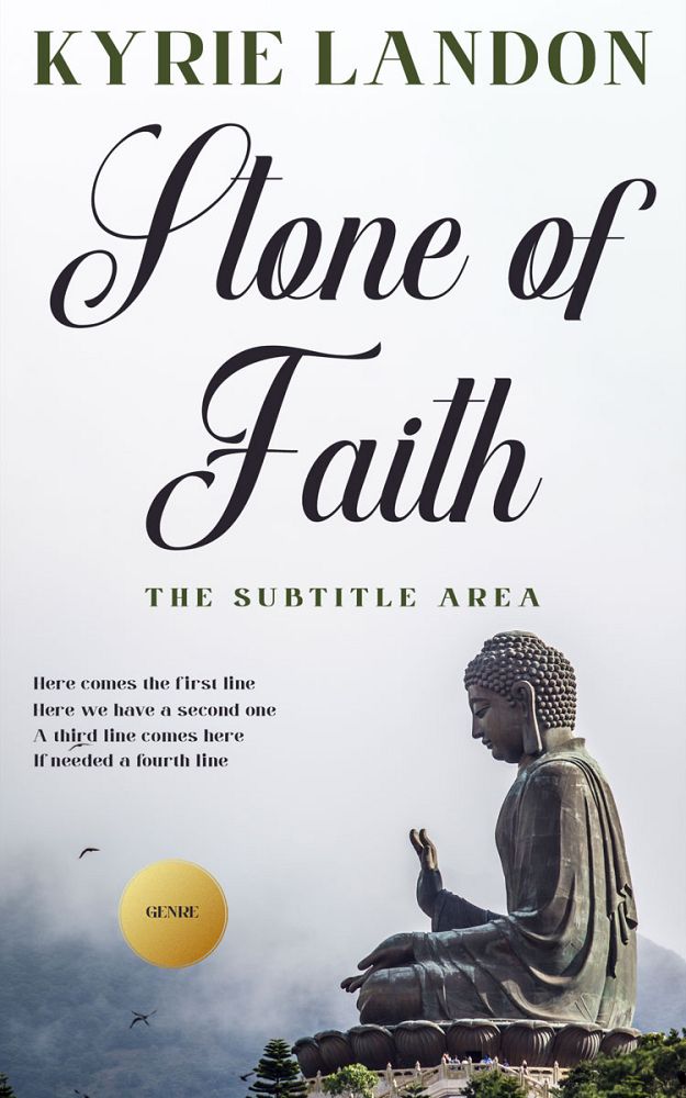 Front view of Tuna #12571 - Premade Religion & Spirituality Book Cover | BookCoverZone