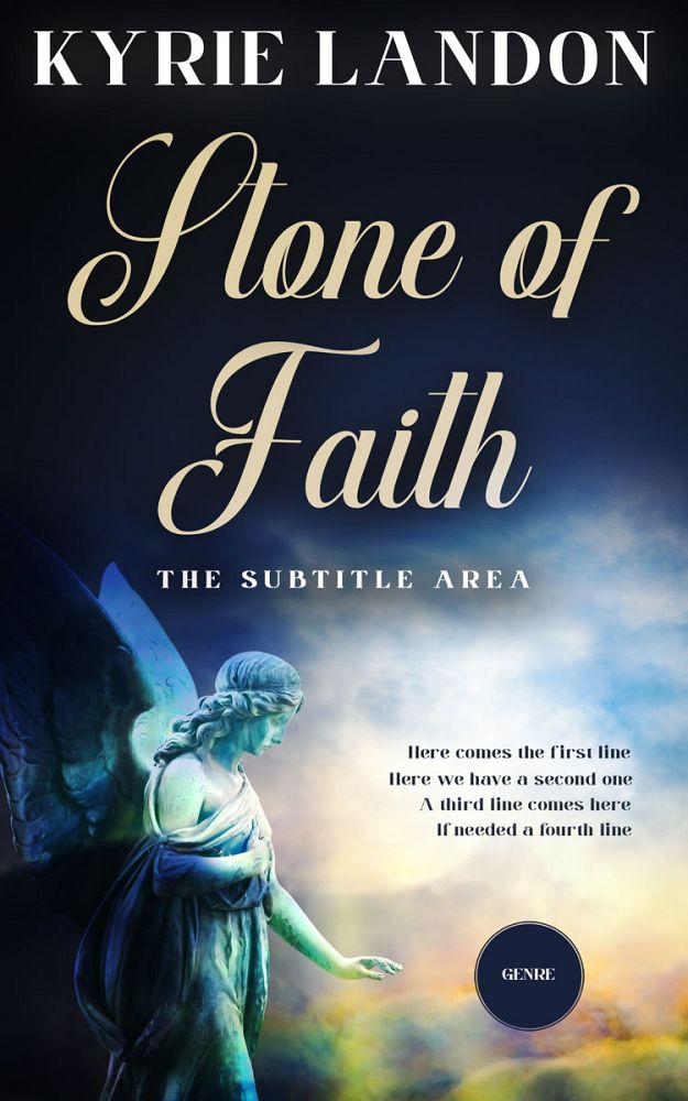 Front view of Mirage #12577 - Premade Religion & Spirituality Book Cover | BookCoverZone