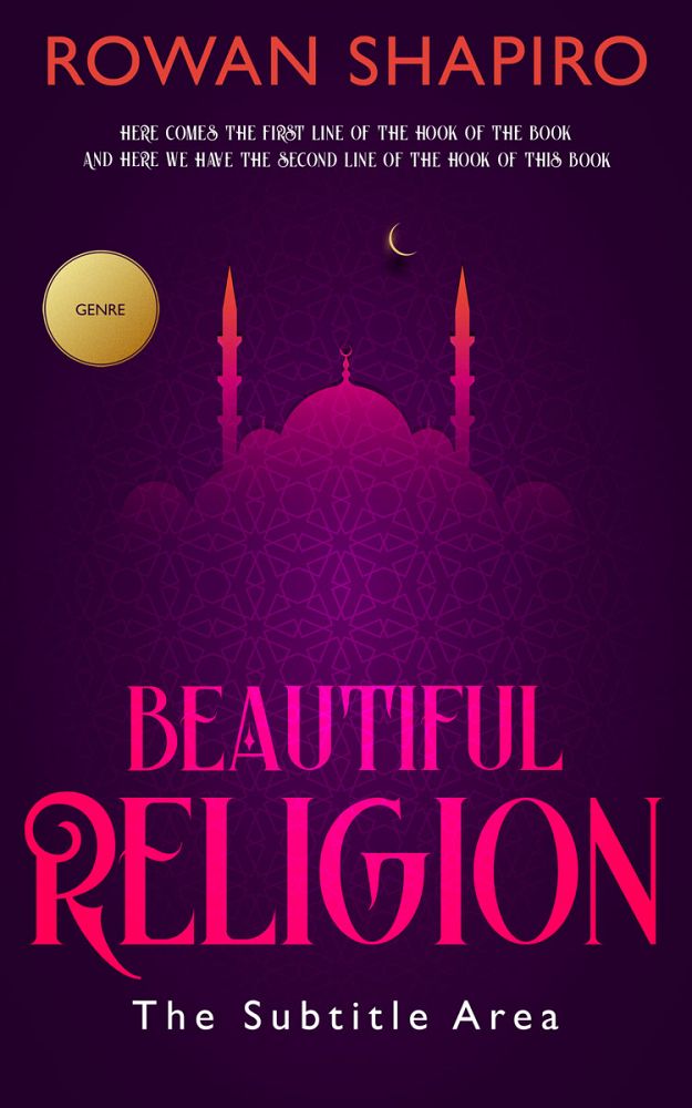 Front view of Clairvoyant #12579 - Premade Religion & Spirituality Book Cover | BookCoverZone