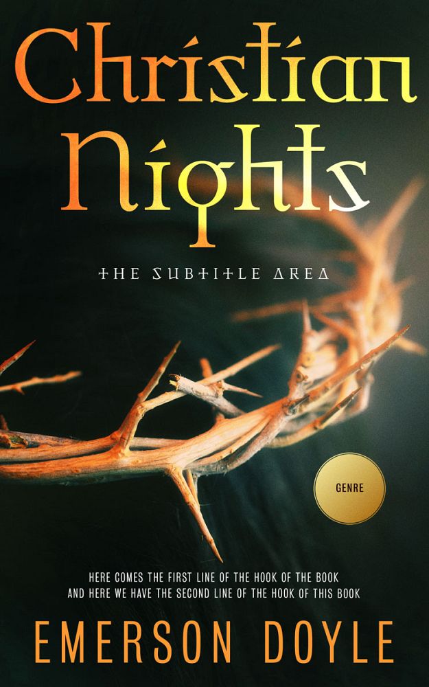 Front view of Di Serria #12639 - Premade Religion & Spirituality Book Cover | BookCoverZone