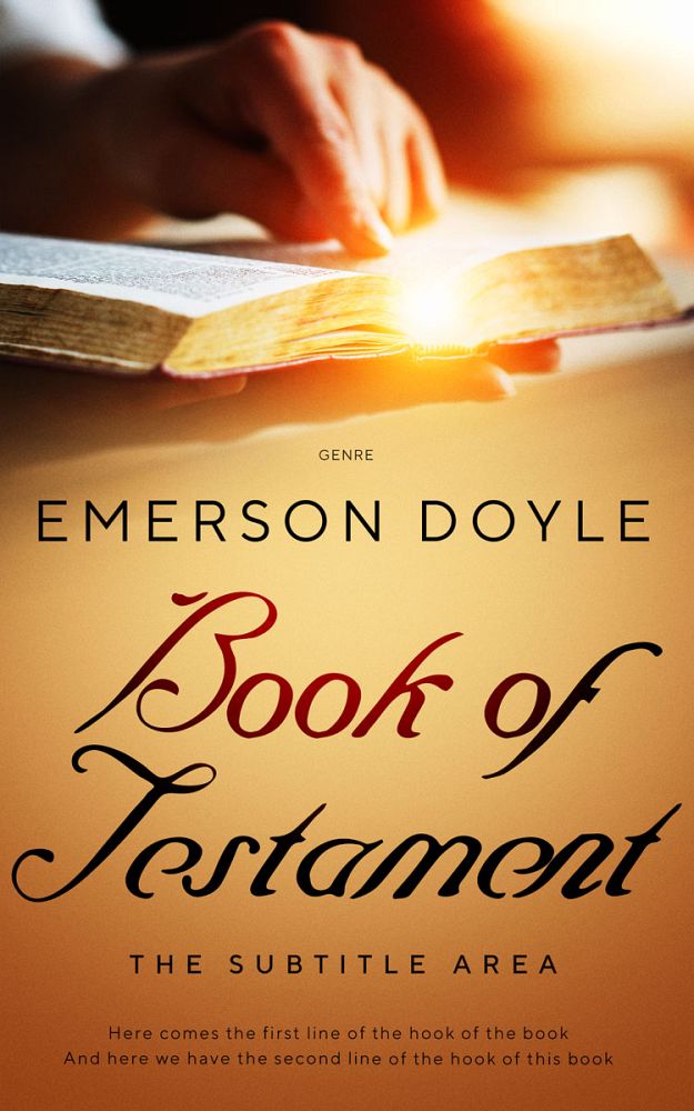 Front view of Tussock #12641 - Premade Religion & Spirituality Book Cover | BookCoverZone