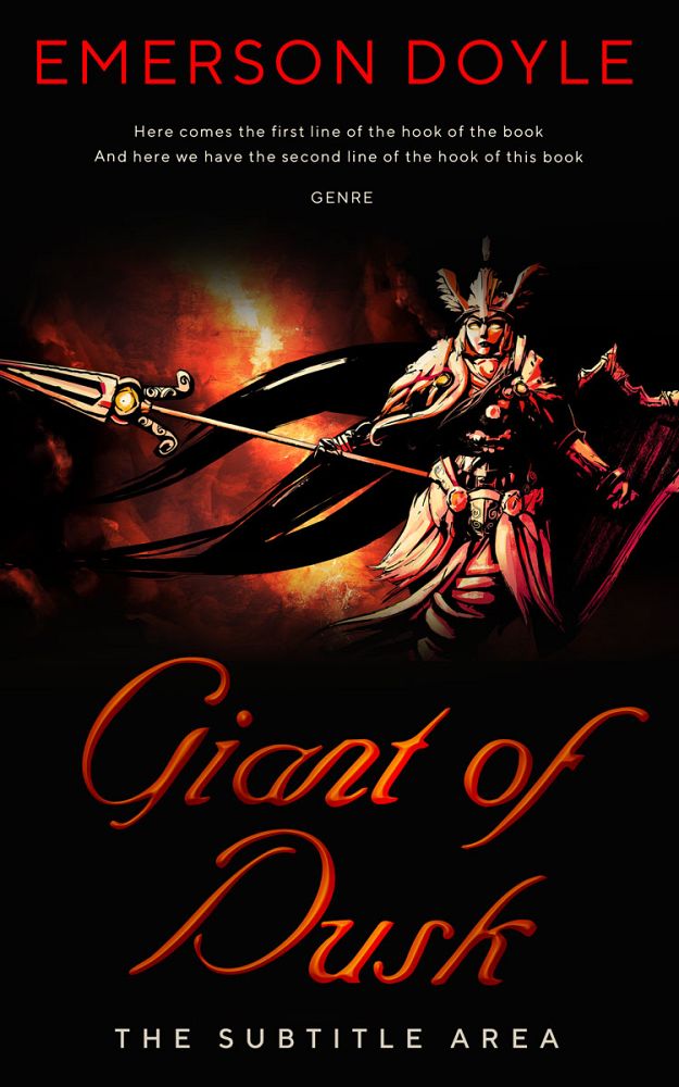 Front view of Mojo #12650 - Premade Fantasy Book Cover | BookCoverZone