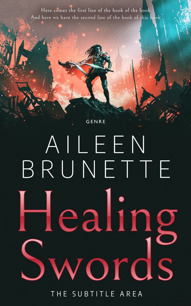 Front view of New York Pink #12678 - Premade Fantasy Book Cover | BookCoverZone