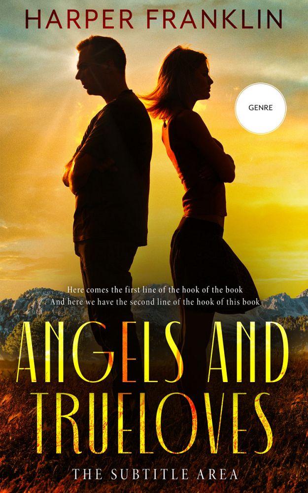 Front view of Crowshead #12731 - Premade Romance Book Cover | BookCoverZone