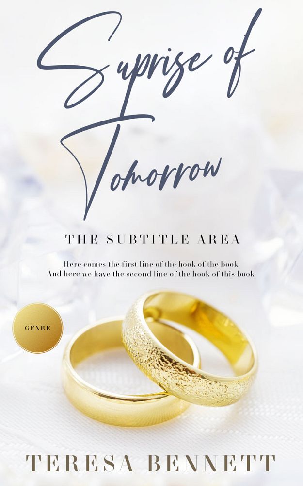 Front view of Cararra #12808 - Premade Romance Book Cover | BookCoverZone
