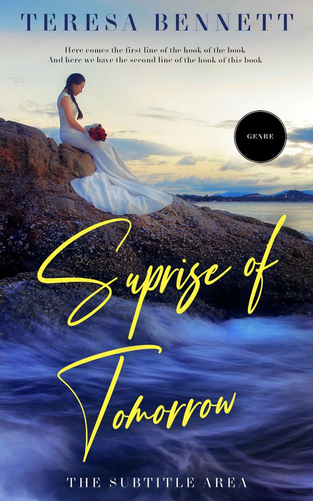 Front view of Tana #12810 - Premade Romance Book Cover | BookCoverZone