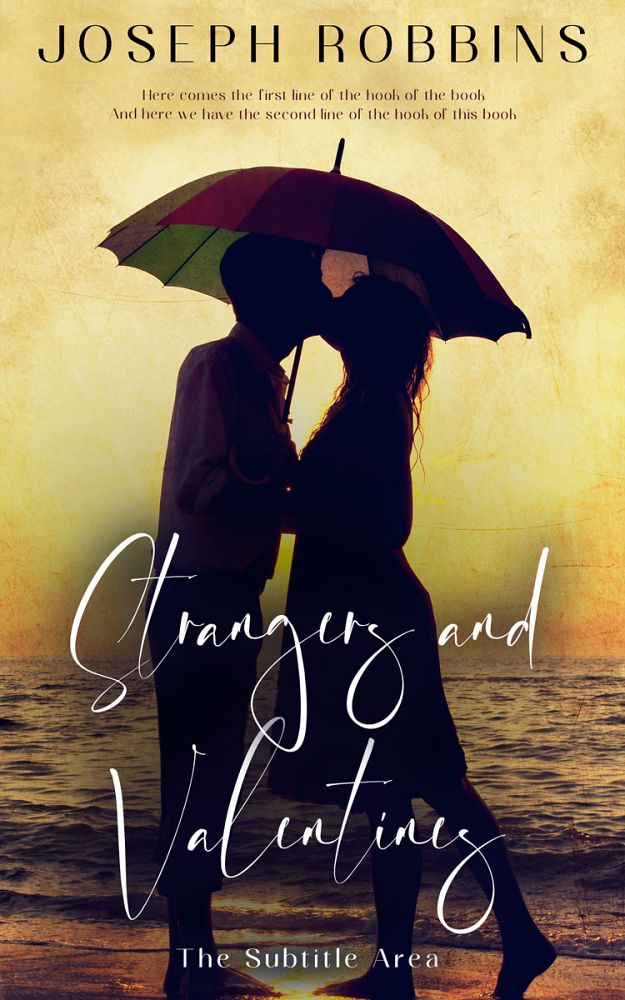 Front view of Calico #12836 - Premade Romance Book Cover | BookCoverZone