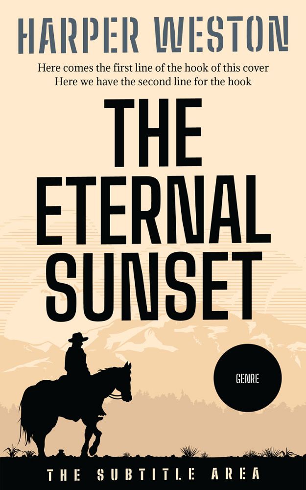 Front view of Sidecar #12950 - Premade Western Book Cover | BookCoverZone