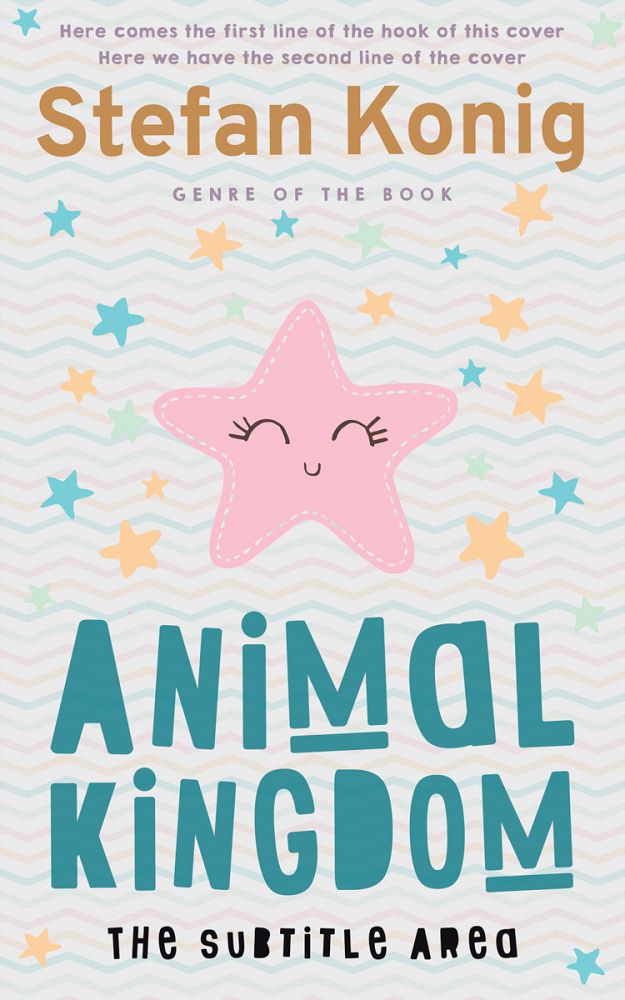 Front view of Ebb #13109 - Premade Children Book Cover | BookCoverZone