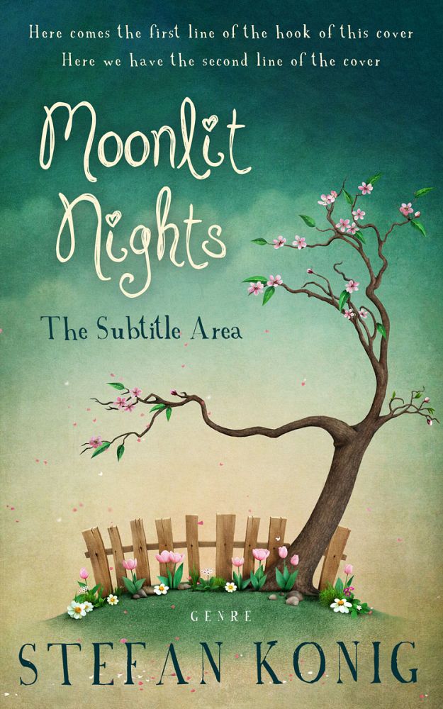 Front view of Swamp Green #13120 - Premade Children Book Cover | BookCoverZone
