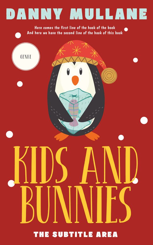 Front view of Mexican Red #13212 - Premade Children Book Cover | BookCoverZone