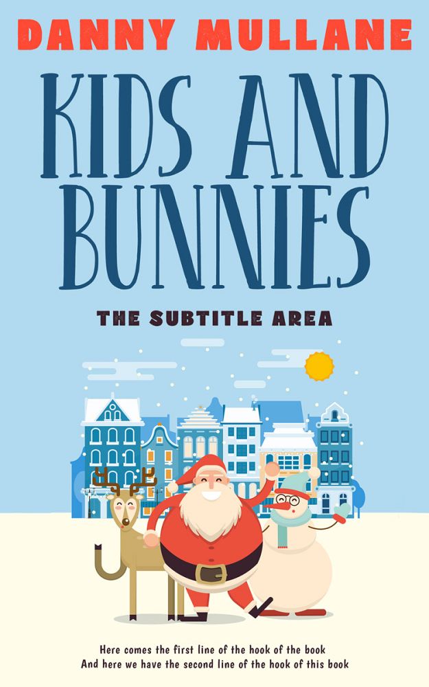 Front view of Jagged Ice #13214 - Premade Children Book Cover | BookCoverZone