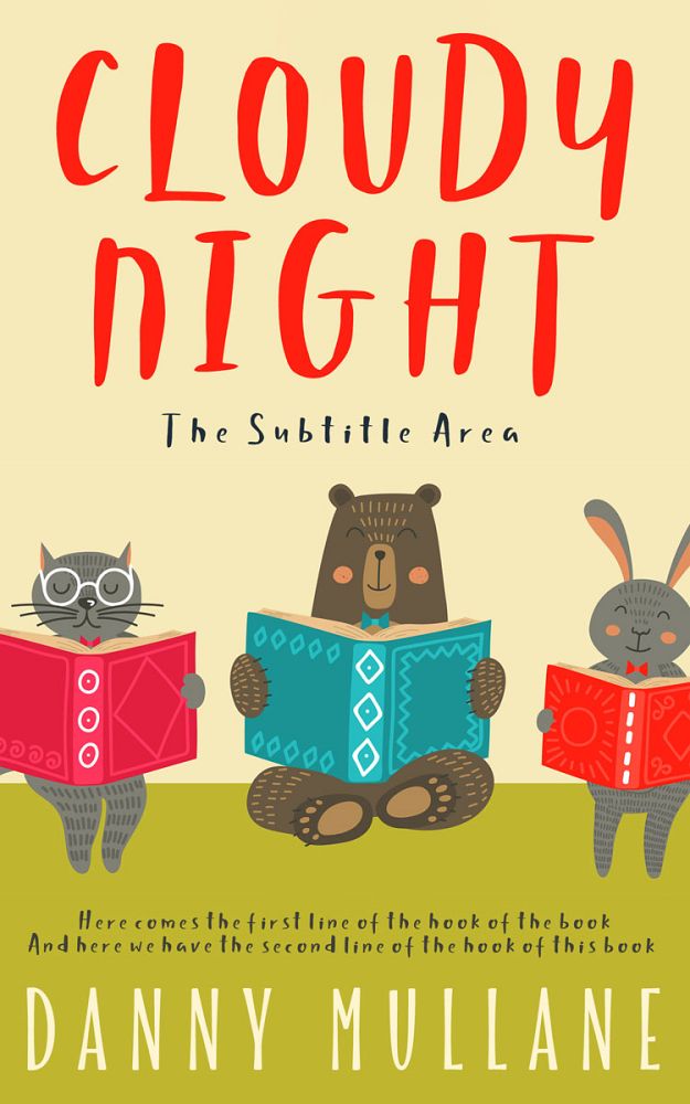 Front view of Sidecar #13226 - Premade Children Book Cover | BookCoverZone