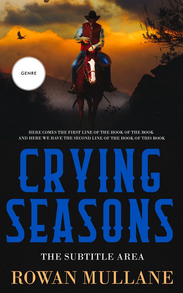 Front view of Brandy Punch #13288 - Premade Western Book Cover | BookCoverZone